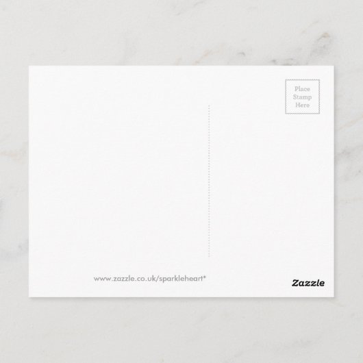 Koningin van alles het Roze Briefkaart Bokeh van (Achterkant)