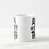 Koningin van alles koffiemok (Center)