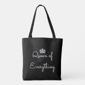 Koningin van Alles Kroon Tote Bag (Achterkant)