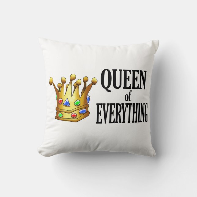 Koningin van Alles Pillow Kussen (Voorkant)