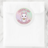Koningin van Alles Ronde Sticker (Tas)