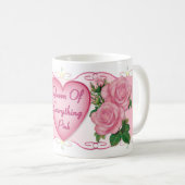 Koningin van alles Roze Moeder Koffiemok (Voorkant rechts)