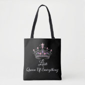 Koningin van Alles Tote Bag (Voorkant)
