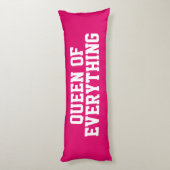 Koningin van alles wat de slaapbeddecor van het kr lichaamskussen (Achterkant (Verticaal))