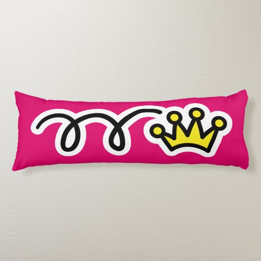 Koningin van alles wat de slaapbeddecor van het kr lichaamskussen (Voorkant)