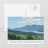 Koningin van Amerikaanse meren Briefkaart (Voorkant / Achterkant)