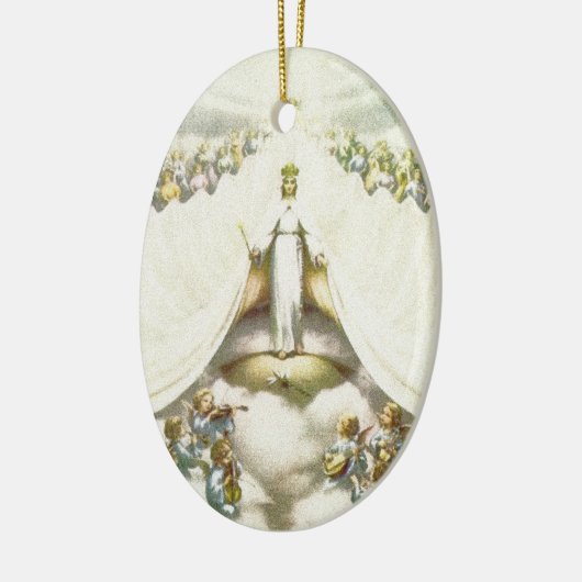 Koningin van Angels Keramisch Ornament (Links)
