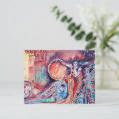 KONINGIN VAN ARCADIA Fantasy Briefkaart (Staand voorkant)