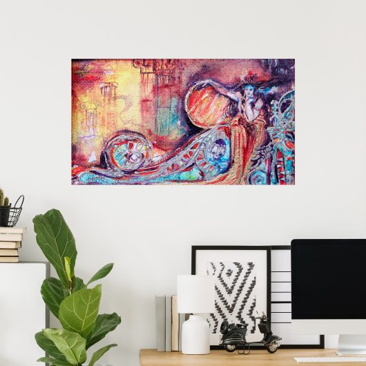 KONINGIN VAN ARCADIA Fantasy Poster (Thuiskantoor)