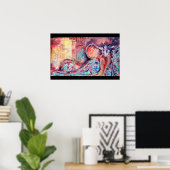 KONINGIN VAN ARCADIA Fantasy Poster (Thuiskantoor)