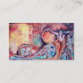 KONINGIN VAN ARCADIA Red Yellow Blue Silver Fantas Visitekaartje (Achterkant)