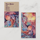 KONINGIN VAN ARCADIA Rood Blauw Zilver Fanasy Kraf Visitekaartje (Voorkant / Achterkant)