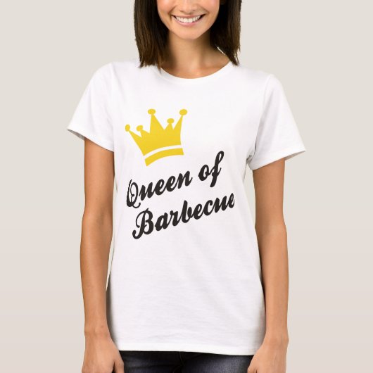Koningin van Barbecue T-shirt (Voorkant)
