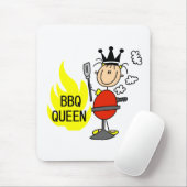koningin van Barbequing Muismat (Met muis)