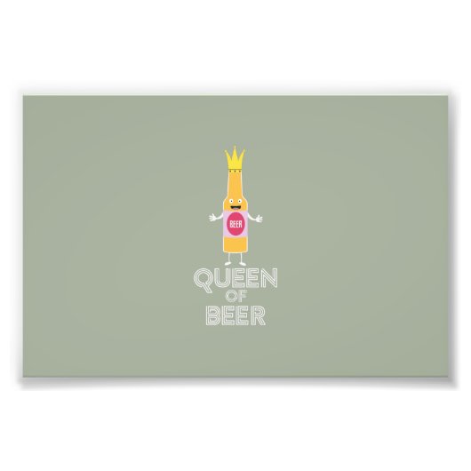 Koningin van Beer Zh80k Foto Afdruk (Voorkant)