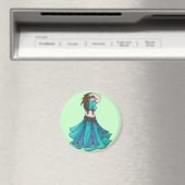 Koningin van Beledi Belly Dancer Magneet (Insitu (Vaatwasser))