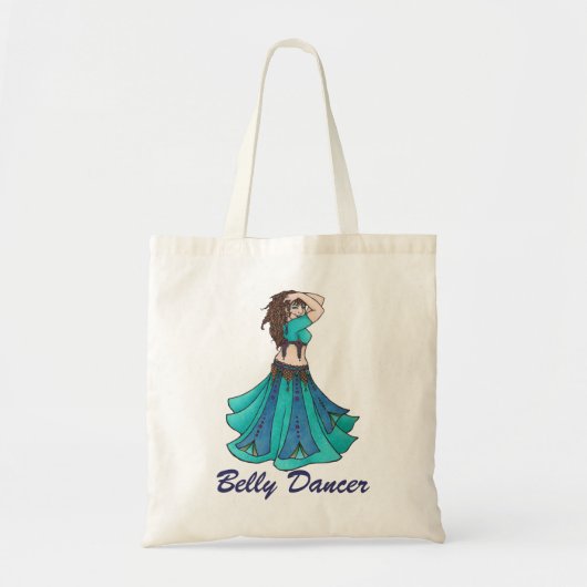 Koningin van Beledi Belly Dancer Tote Bag (Voorkant)