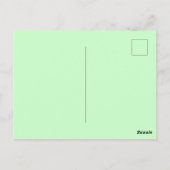 Koningin van Beledi Buikdanseres Briefkaart (Achterkant)
