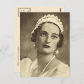 koningin van België Briefkaart (Voorkant / Achterkant)