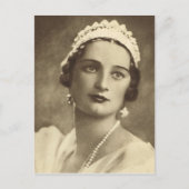 koningin van België Briefkaart (Voorkant)