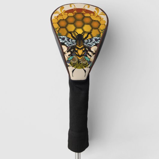 Koningin Van Bijen Golfheadcover (Voorkant)