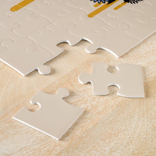 koningin van bijen legpuzzel (Zijkant)