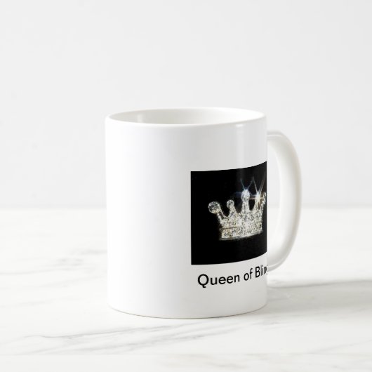 Koningin van Bling Coffee Mok (Voorkant rechts)