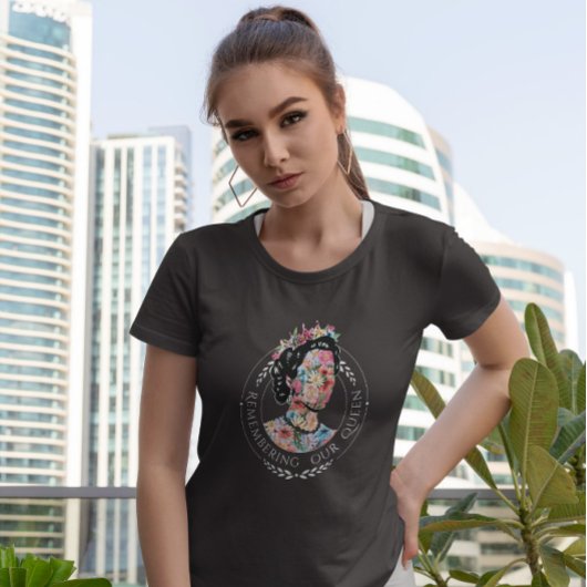 koningin van bloemen t-shirt