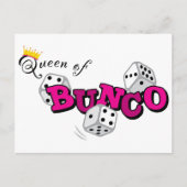 koningin van Bunco Briefkaart (Voorkant)