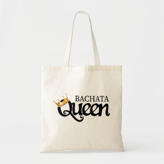 koningin van Camiseta Bachata, baile latino Tote Bag (Voorkant)