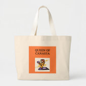 (koningin van canasta) grote tote bag (Voorkant)