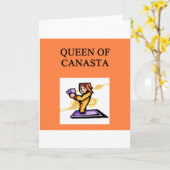 Koningin van Canasta Kaart (Gele Bloem)