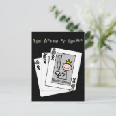 koningin van Chemo Briefkaart (Staand voorkant)