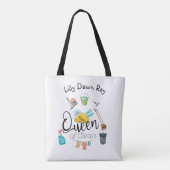 koningin van Clean Tote Bag (Achterkant)