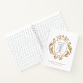 Koningin van Courage Healing Journey Poem Gold Bar Notitieboek (Binnen)