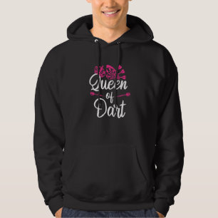 Koningin van Darts Set Dart Flight Vrouwen in Dart Hoodie