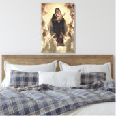 Koningin van de Angels Regina Angelorum door Bougu Canvas Afdruk (Insitu (Slaapkamer))