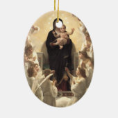 Koningin van de Angels Regina Angelorum door Bougu Keramisch Ornament (Achterkant)