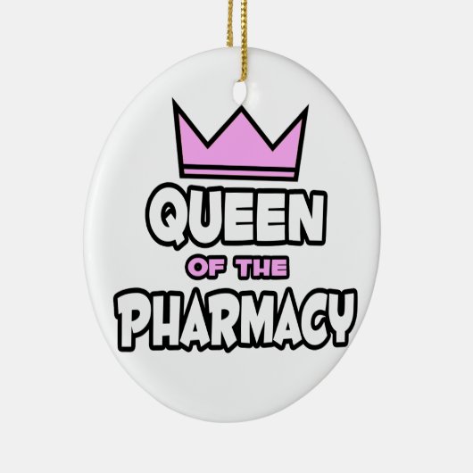 koningin van de apotheek keramisch ornament (Rechts)