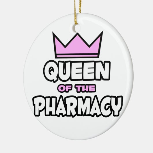 koningin van de apotheek keramisch ornament (Links)