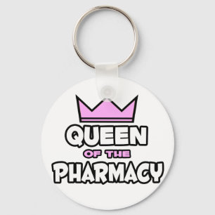 koningin van de apotheek sleutelhanger