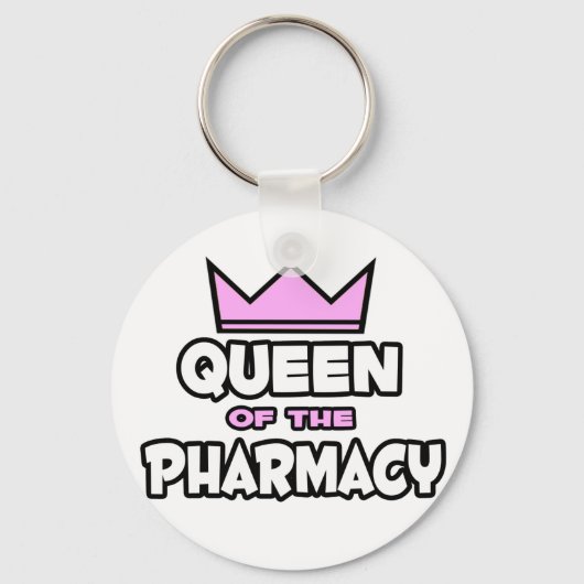koningin van de apotheek sleutelhanger (Voorkant)