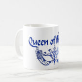 Koningin van de bal koffiemok (Voorkant links)