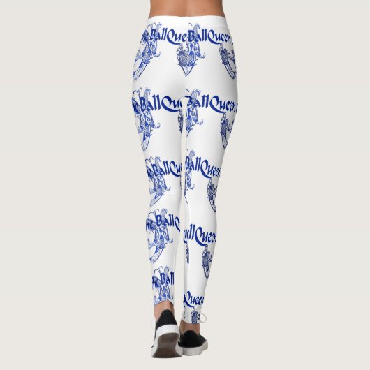 Koningin van de bal leggings (Achterkant)
