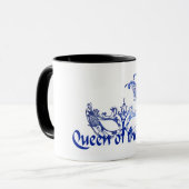 Koningin van de bal mok (Voorkant links)