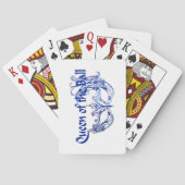 Koningin van de bal pokerkaarten (Achterkant)