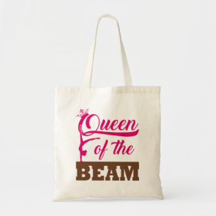 Koningin van de Balk Gymnastiek Meisjes Tote Bag