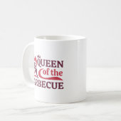 koningin van de barbecue koffiemok (Voorkant links)