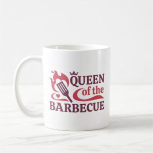 koningin van de barbecue koffiemok
