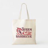 koningin van de barbecue tote bag (Achterkant)